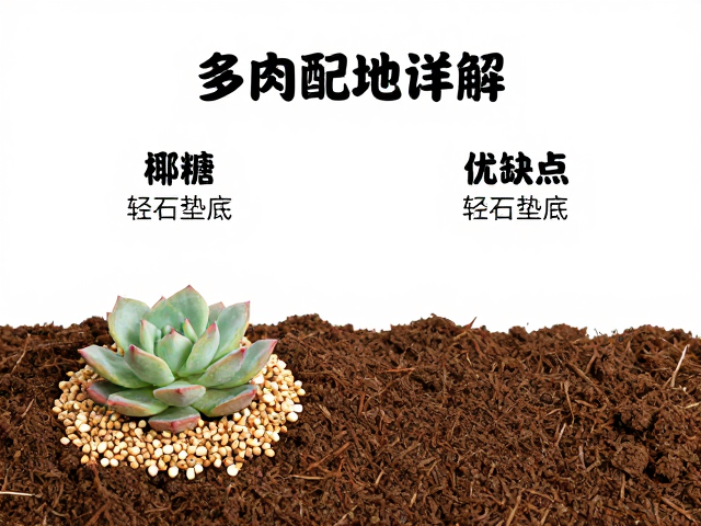 多肉配土详解，椰糠、轻石垫底的优缺点与正确用法