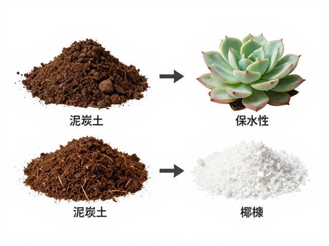 保水介质：泥炭土与椰糠的对比应用