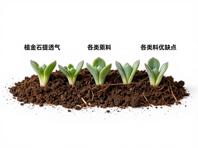 多肉叶插保湿配土法，详解植金石提透气、各类原料优缺点