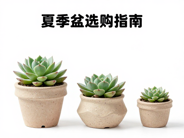 多肉花盆选购指南，夏季首选透气材质，成株匹配尺寸不烂根