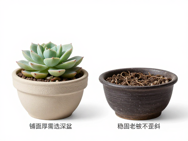 盆深与铺面厚度对根系稳固性的关键作用