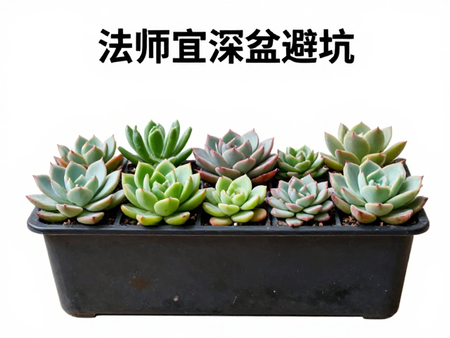 多肉花盆选购指南，宽盆利群生，法师宜深盆避坑