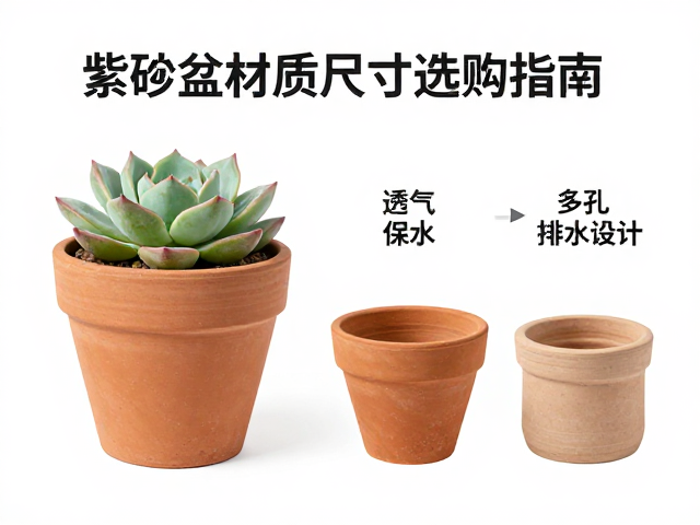 紫砂盆与其他材质盆器的物理差异