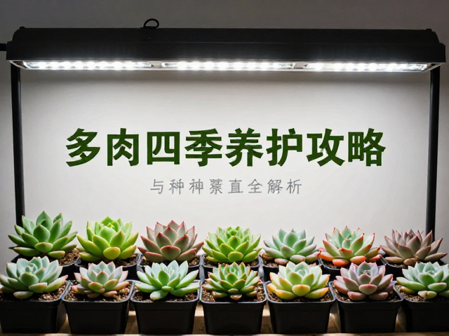 多肉四季养护攻略，补光灯与播种繁殖全解析