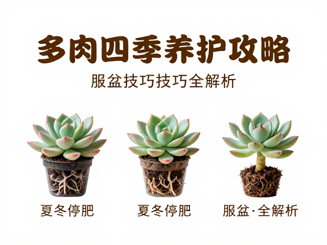新购多肉的服盆期管理与根系修复