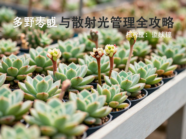 散射光管理对多肉形态与色泽的影响
