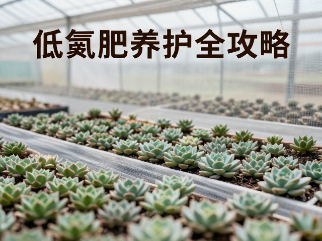 低氮肥养护策略对多肉形态的影响