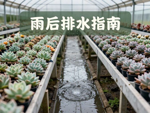 露养大棚多肉雨后排水指南，繁殖玩家必看的养护秘籍