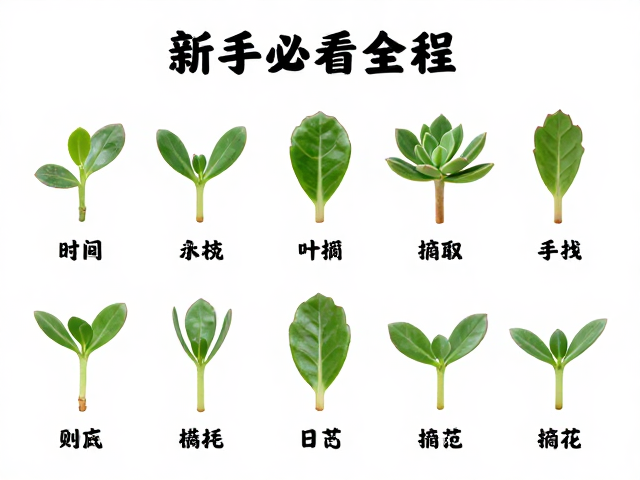 健康叶片的选取与规范摘取技巧