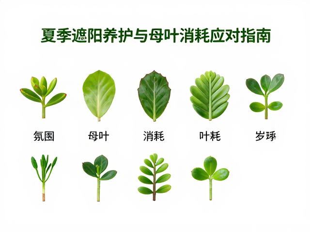 母叶消耗过程与养分回收机制
