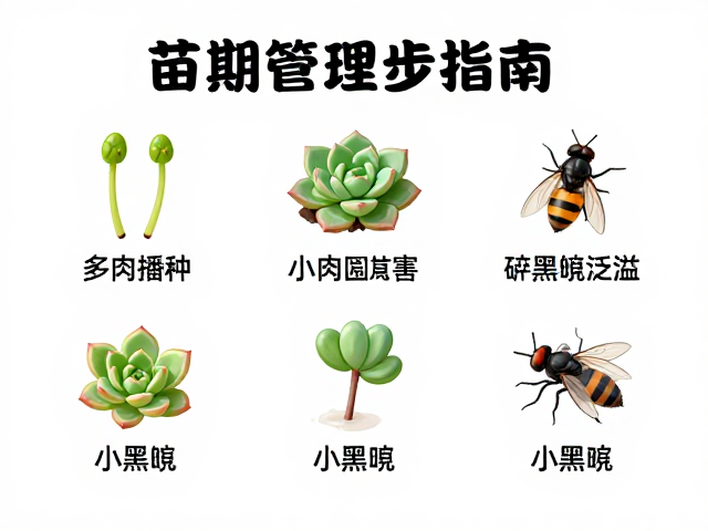 防虫与病害：小黑飞与猝倒病的应对