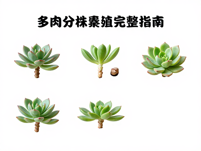 多肉分株繁殖完整指南，切口晾干与后期养护技巧