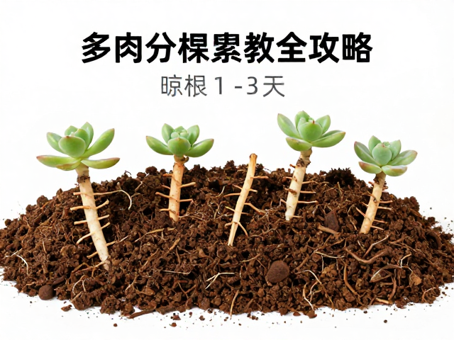晾根处理与介质选择