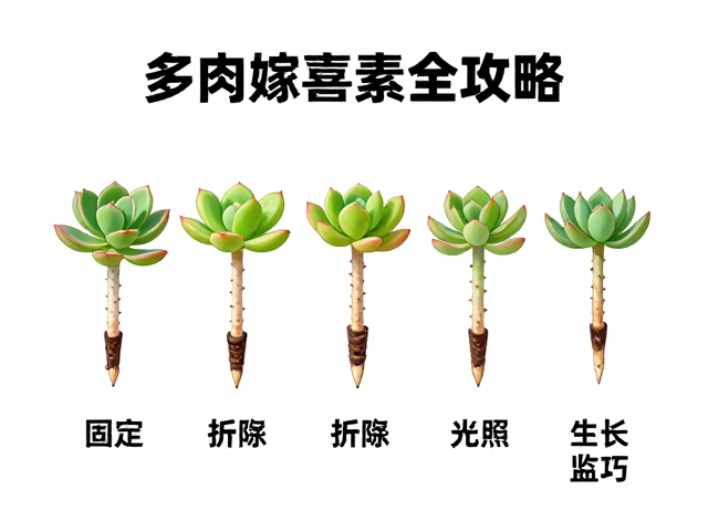 嫁接后的光照管理与生长监测