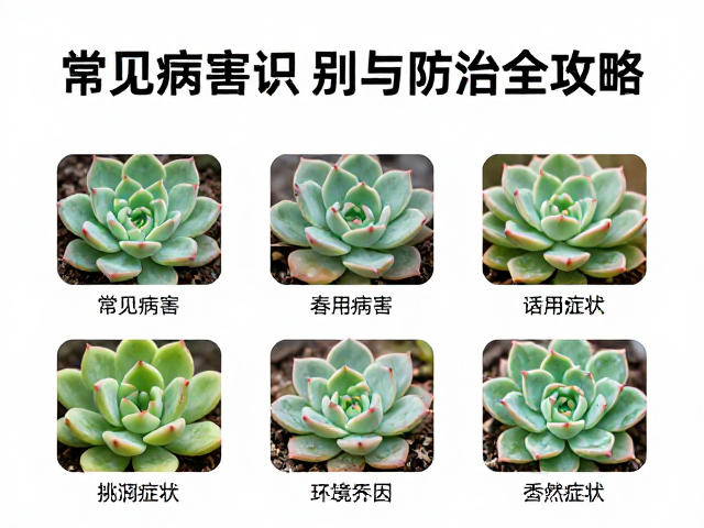 连续阴雨多肉化水怎么救？常见病害识别与防治全攻略