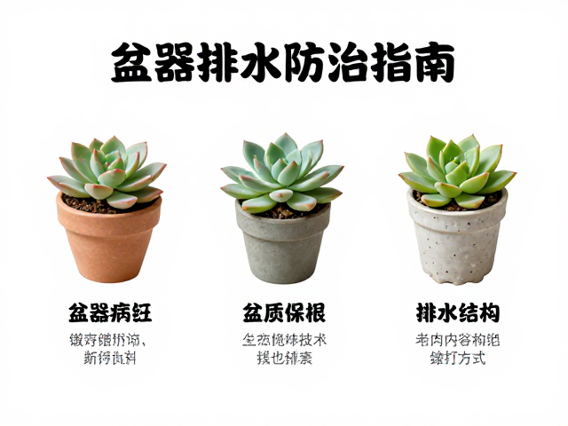 盆器选择与排水结构优化策略