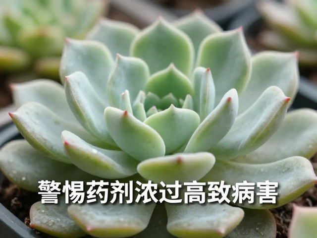 多肉缓苗放阴凉通风处，警惕药剂浓度过高致病害