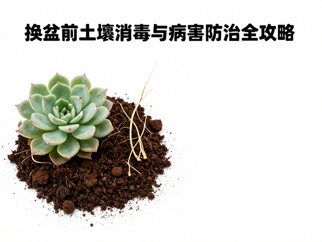 换盆前的土壤消毒与介质准备