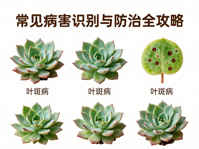 常见叶斑病的形态特征识别