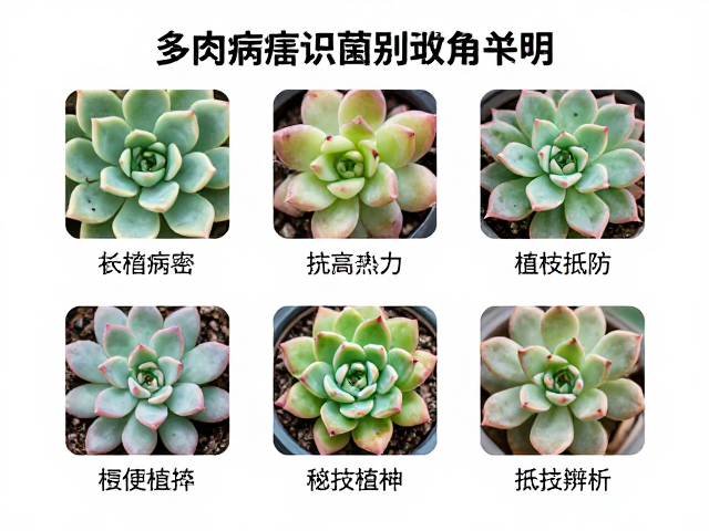 多肉病害识别与防治，增强植株抵抗力，科学使用杀菌剂指南