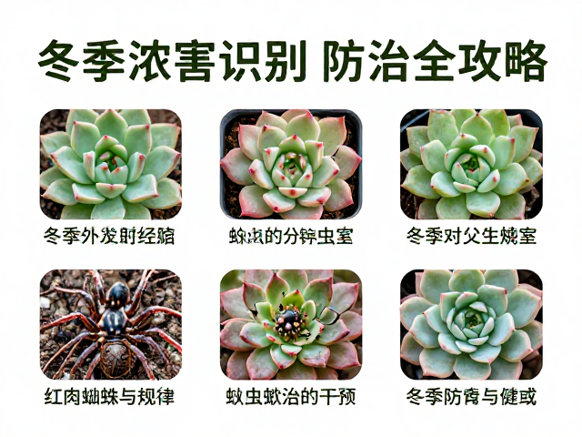 红蜘蛛与蚜虫的冬季活跃规律与低毒干预