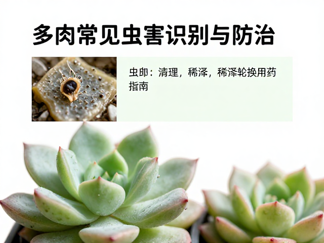 多肉常见虫害识别与防治，虫卵清理，稀释轮换用药指南