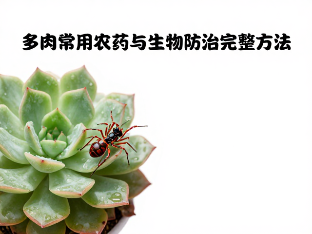 红蜘蛛用阿维菌素？多肉常用农药与生物防治完整方法