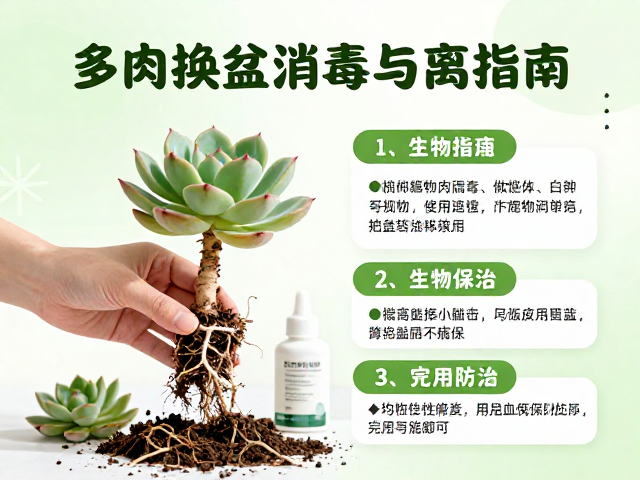 多肉换盆消毒与隔离病株，常用农药及生物防治完整指南