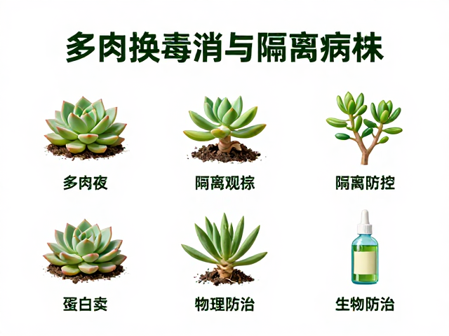 病株隔离观察与物理防控措施