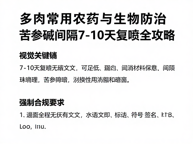 7-10天复喷策略的科学依据