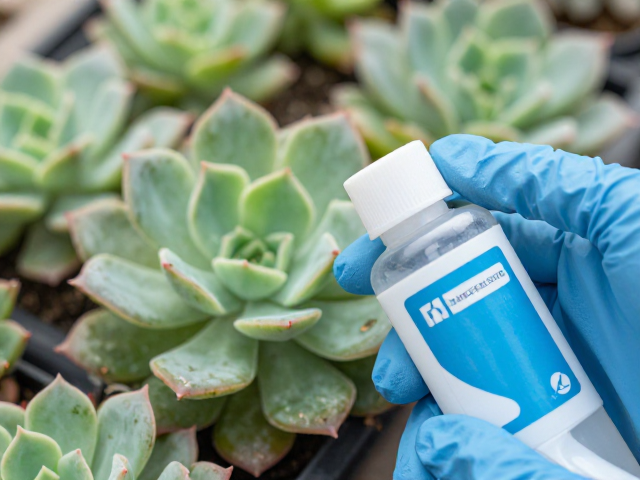多肉常用农药与生物防治，隔离感染株，佩戴手套口罩安全操作