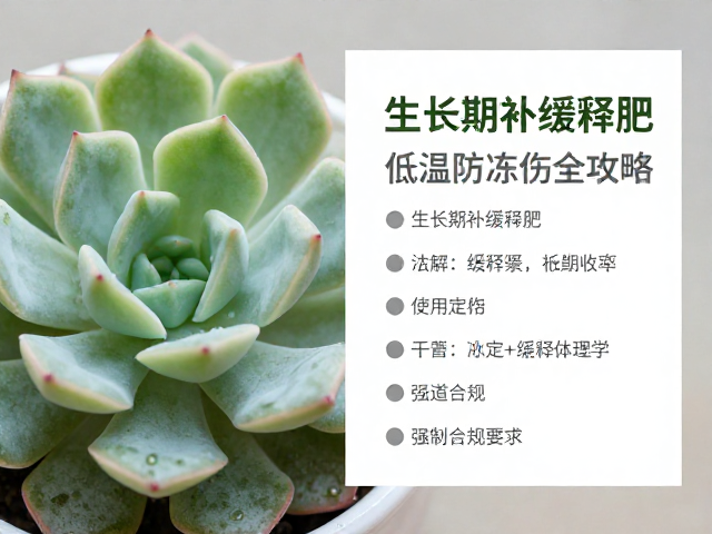 生长期缓释肥的科学施用策略