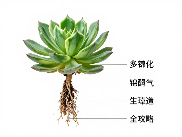 多肉锦化缀化养护，保持根系透气，健康造型全攻略