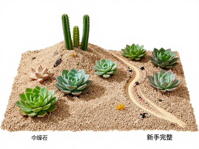多肉拼盘微景观造景法，蛭石打造沙漠绿洲，新手完整教程