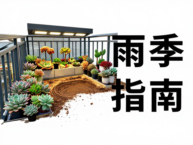 阳台多肉庭院造景全案，补光灯，雨季防涝指南