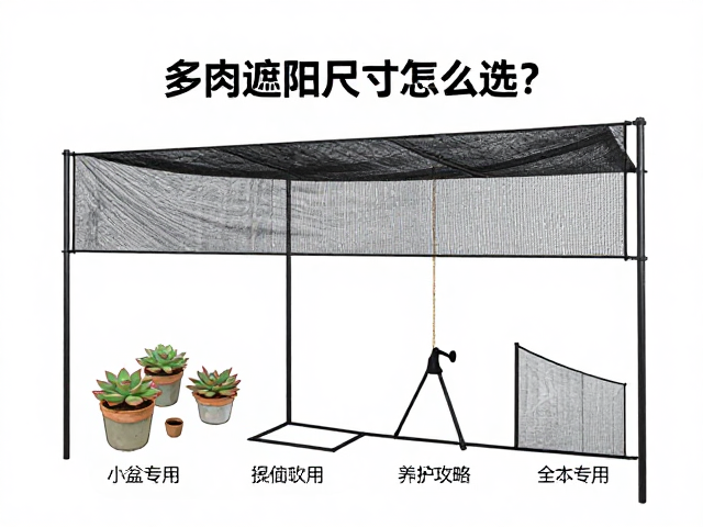 小盆专用遮阳网的固定与安装技巧