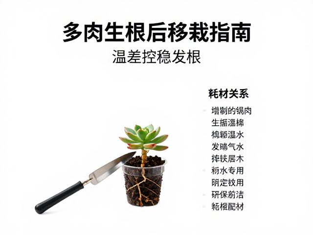 移栽操作与定根水浇灌