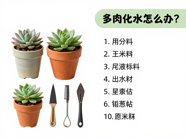 专业换盆与分株工具配置