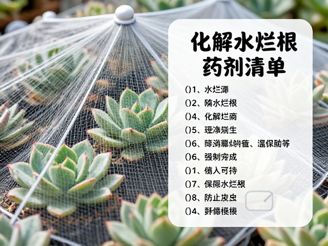 多肉防虫网，药剂清单，化解水烂根，病虫害防治全攻略