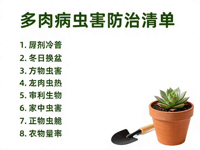 换盆与日常养护工具清单配置