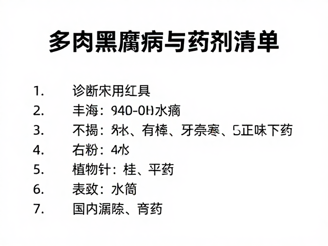 多肉黑腐病防治，必备工具与药剂清单，对症下药才适合