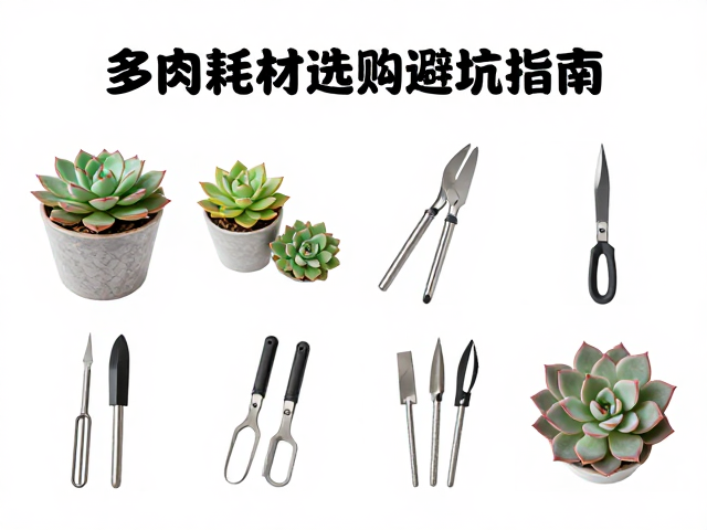 多肉工具耗材选购避坑指南，小白药与尖锐工具收纳全解
