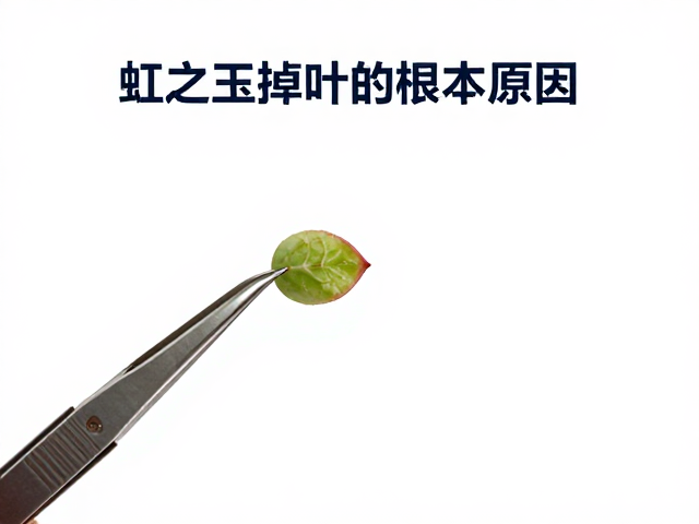 多肉新手必问，虹之玉掉叶怎么办？镊子妙用全汇总
