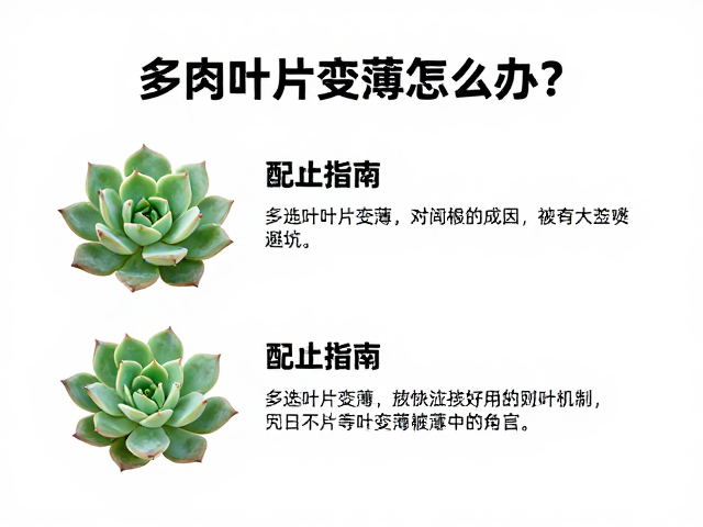多肉叶片变薄怎么办？配土指南，养护避坑全解答