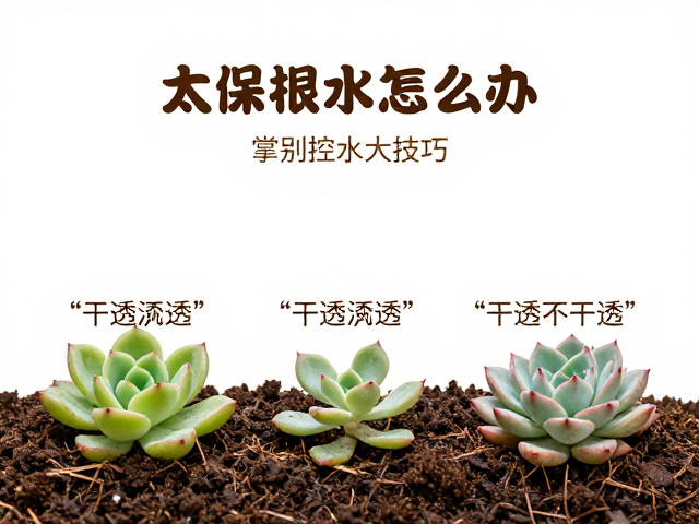 科学浇水:遵循“干透浇透”与“干透不干透”原则