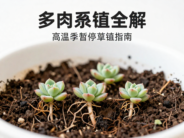 多肉繁殖全解，生根后逐步见光，高温季暂停繁殖指南