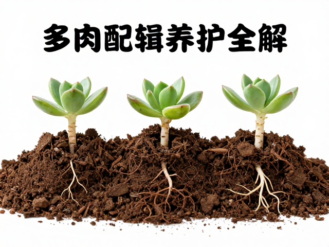 多肉繁殖，泥炭土配土与生根后增光养护全解