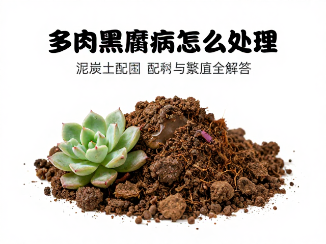 多肉黑腐病怎么处理？泥炭土配土与繁殖全解答