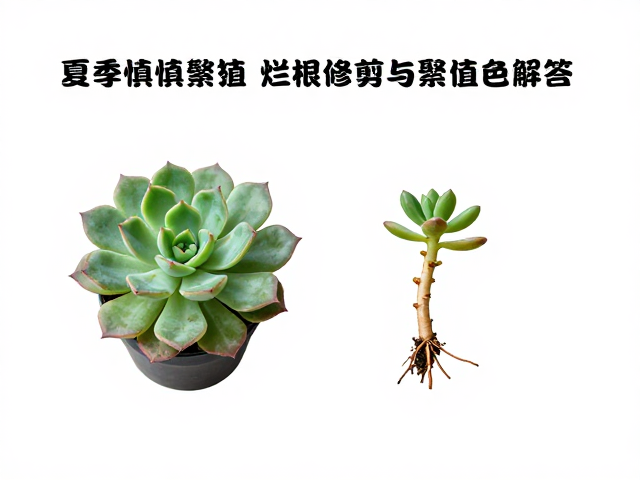 多肉夏季慎繁殖，烂根修剪与繁殖完整解答