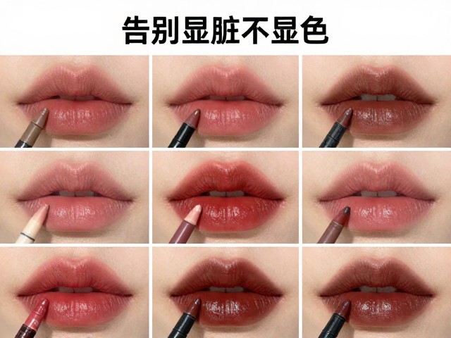 深唇色人群的选色策略与实操技巧